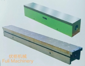 Special electro-magnetic chuck for woodworking knife-machine tool